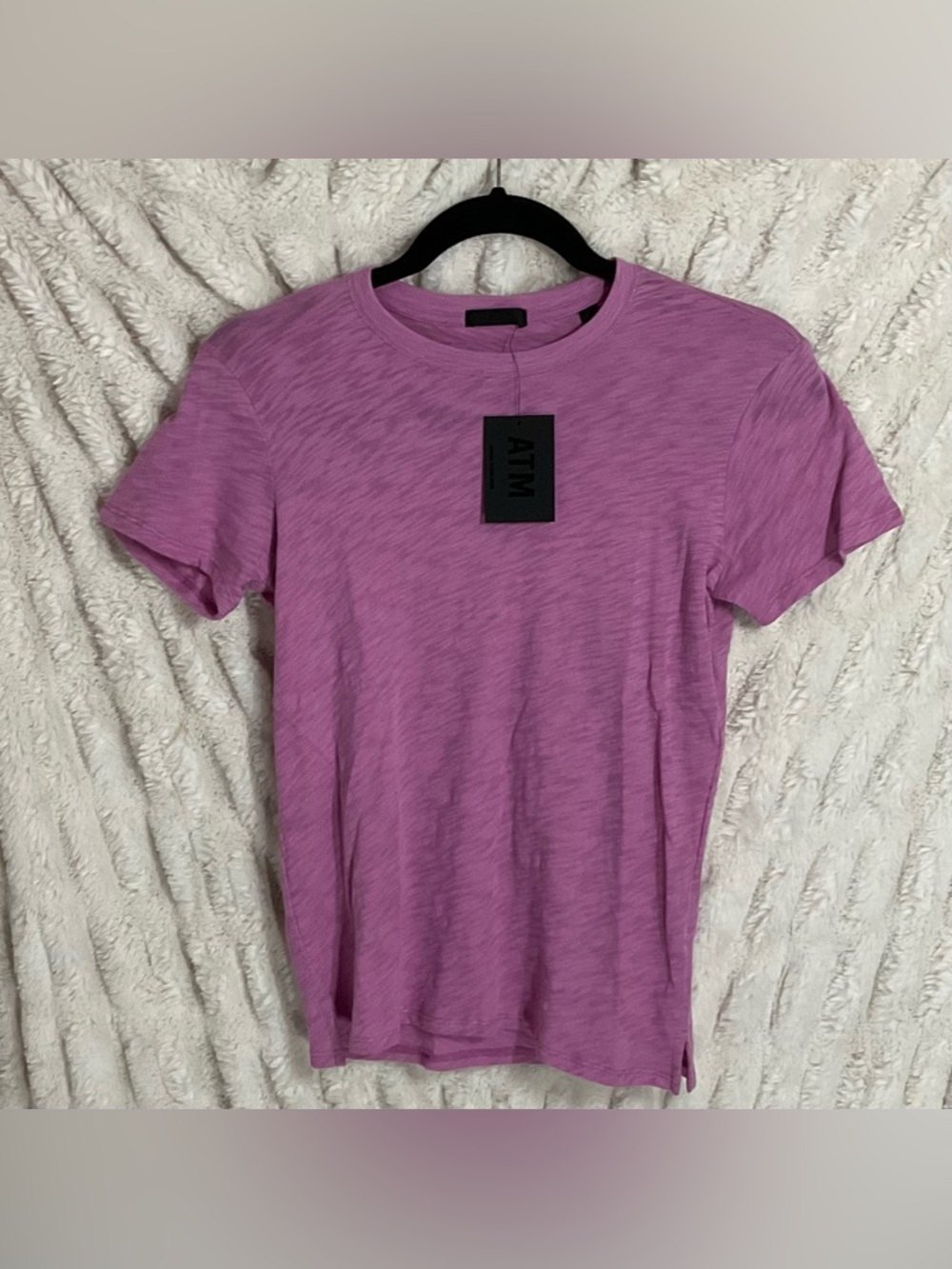 ATM Anthony Thomas Melillo Women's Wild Orchid Slub Short Sleeve Tee